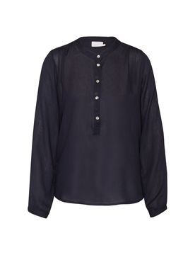 Kaffe Blusa 'Karla' azul noche
