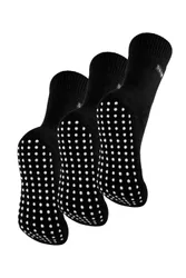 Pairs Ladies Fleece Lined Slipper Socks - - Size: 4-6