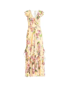 Vestido de noche amarillo 34 - Vera Mont - FashionsVida