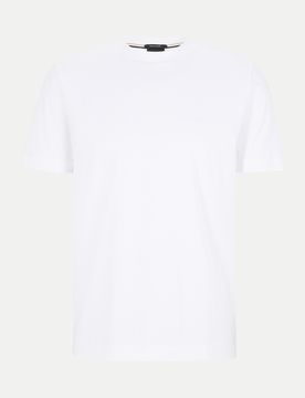 Boss Black T-Shirt mit Logo Weiß M