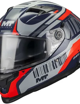 Casco Moto Integrale BRAKER SV COCKPIT C5 Arancio taglia XL - MT Helmets - FashionsVida