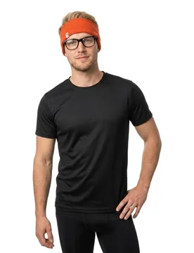 Fleece Headband Burnt Sienna One Size Men,Women - Black diamond - FashionsVida