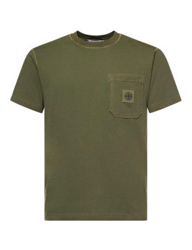 T-shirt con toppa della bussola