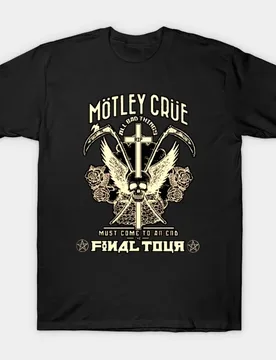 Men/Women's Summer Black Street Fashion Hip Hop Motley Orange Crue Motley T-shirt Cotton Tees Short Sleeve Tops - Aliexpress - FashionsVida