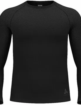 Herren Laufwäsche Shirt Performance Light Base Layer schwarz L M - Odlo - FashionsVida