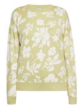 Usha Jersey oliva / blanco