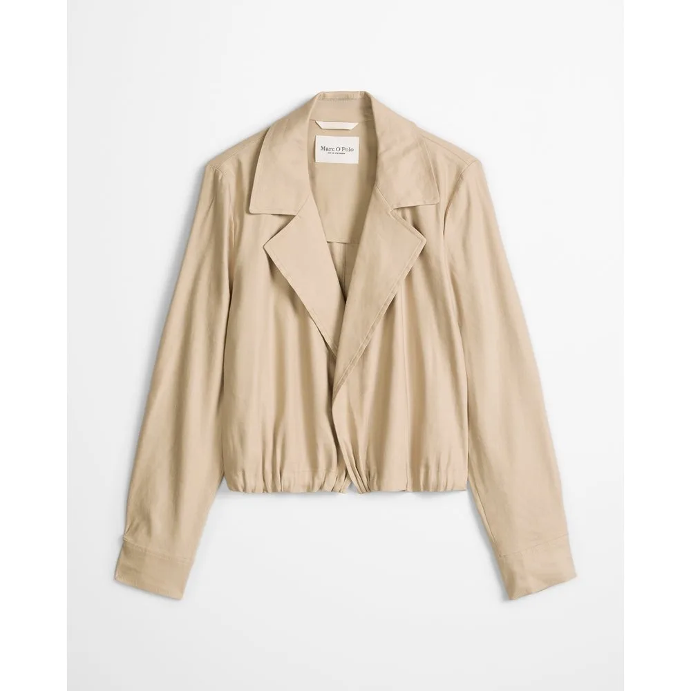 Chaqueta interior relajada de viscosa lino stretch - MARC O'POLO - FashionsVida