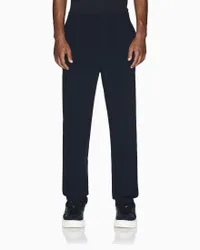 Pantaloni chinos Exchange blu in seersucker