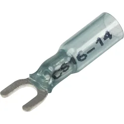 To 1 Flanged Spade Terminal 25 Units Blue 6 unisex