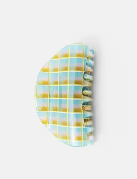 Curved Check Hair Clip (Size: ) - Pull&bear - FashionsVida
