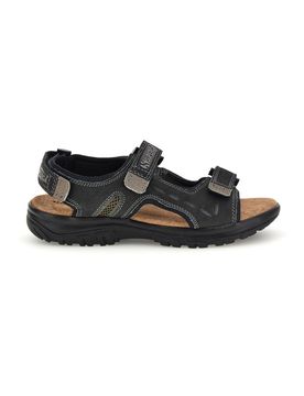 Sandali neri in pelle S86U292 41