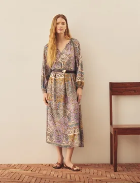 Vestido boho paisley - Southern Cotton - FashionsVida