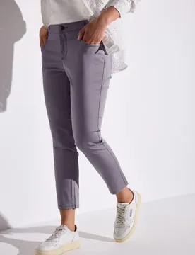 Satinhose female Lila