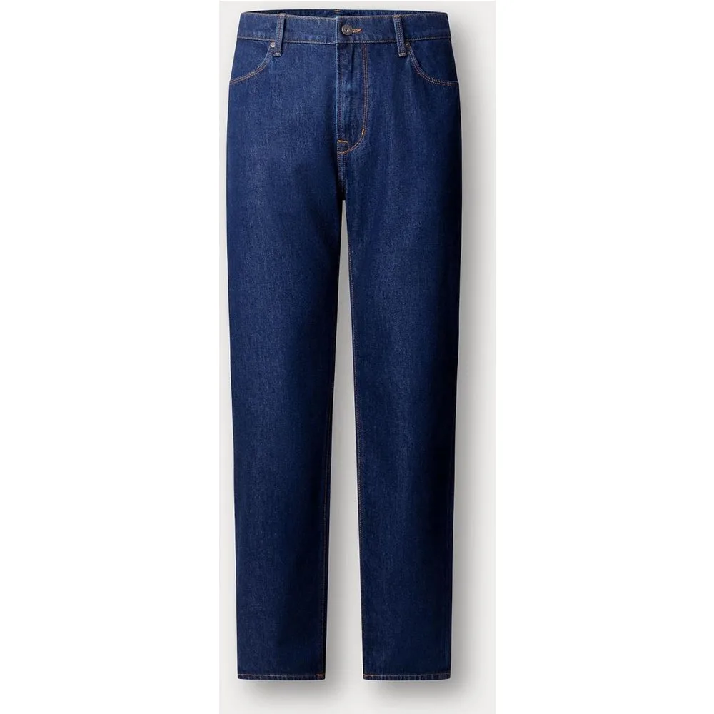 Pantalón vaquero de hombre de corte recto en algodón lavado - FACONNABLE - FashionsVida