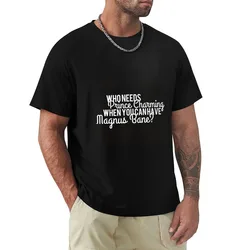 Prince Charming Magnus Bane T-Shirt Basic Solid Color Casual Tee Shirt