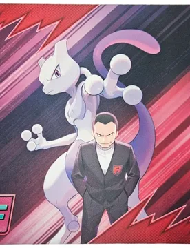 Pokemon Regional Championships Playmat - Team Rocket's Mewtwo (STAFF) - Pokémon - FashionsVida
