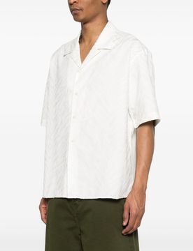 Camicia colletto cubano uomo bianco