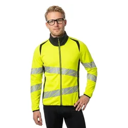 Sweat-shirt à Zip Accelerate Safe 19184 Hi-Vis Yellow / Dark Navy L