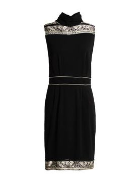 Vestido midi Mujer Negro 40 Mujer