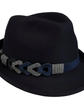 Colwood Trilby Wool Hat by - navy - Female - Size: S (54-55 cm) - Lierys - FashionsVida