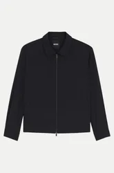 Black Relaxed-Fit Jacke aus Schurwolle Schwarz 50