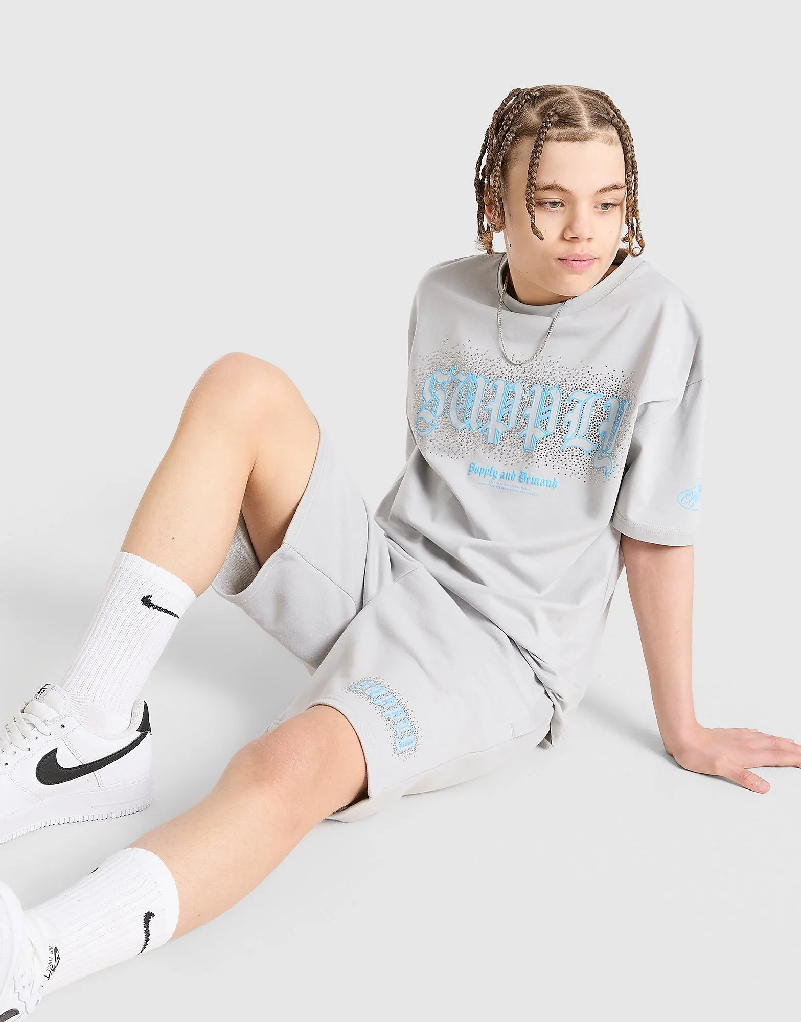 Link Shorts Kinder, Grau - unisex - Size: 13-15Y - Supply & Demand - FashionsVida