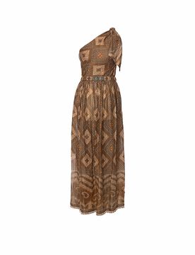 Midikleid ANTEA braun L damen