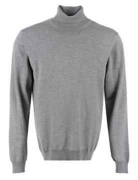The (alphabet) Ribbed Extra-Fine Wool Turtleneck Sweater