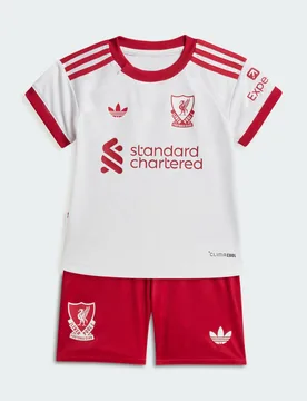 Kit Away Liverpool FC 26/27 bambino 6-9M White - Adidas - FashionsVida