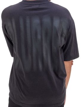 T-shirt nera con scritta "Blurred" sul retro 1005 L