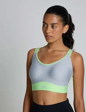 Infinity Mid 2.0 Sports Bra (A-DD) Lime Green female - Under armour - FashionsVida