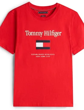 Camiseta de hombre de manga corta lisa tallas grandes - Tommy Hilfiger - FashionsVida