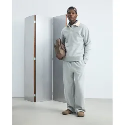 Sudadera tipo polo de hombre de manga larga tipo sudadera