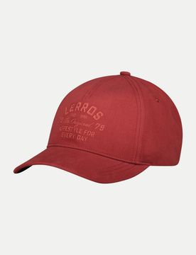 Lerros Basecap mit Logo Rot PCK