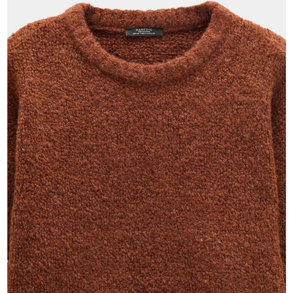 Jersey de mujer de punto con manga francesa en liso - Parfois - FashionsVida