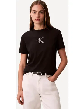 Camiseta Mujer Clásica Logo - Calvin Klein Jeans - FashionsVida
