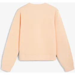 Sudadera de mujer de algodón con cuello redondo