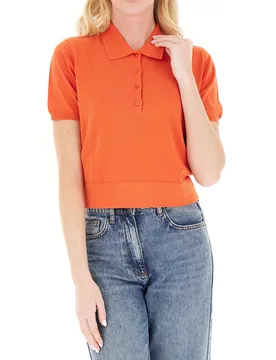 Polo in maglia ARANCIONE 0 - Patrizia pepe - FashionsVida