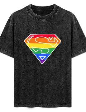 Super Gay T-Shirt Retro Graphic Print T-Shirt - Aliexpress - FashionsVida