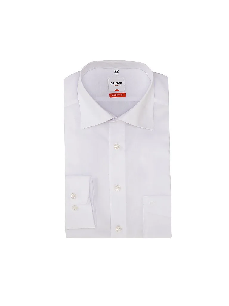 Camicia Modern Fit bianco 42 - Olymp - FashionsVida