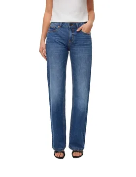 Jeans Taille Basse Asta Bootcut Dark Blue Denim 27 - Vero moda - FashionsVida