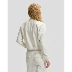 Relaxed Zip Up Sweatshirt Ecru Größe L female