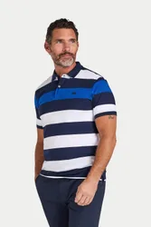 Classic Jersey Contrast Panel Mens Polo