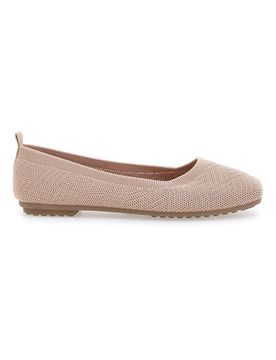Ballerine beige in tessuto con soletta morbida PRE2 37