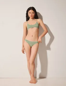 Braguita bikini smock flores - Green Coast - FashionsVida