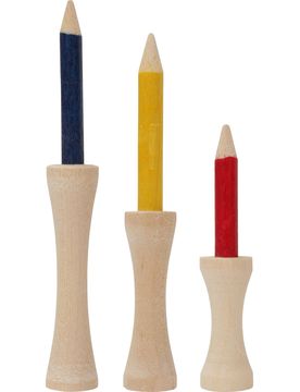 ACM Stufentee Holz (10er-Pack), rot
