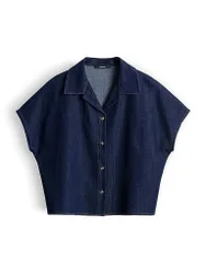 Chemisier ZONDRA DENIM bleu marine 38