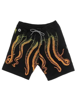 Pantalone Corto Tuta Uomo Gradient Sweatshorts Black - Octopus - FashionsVida
