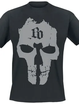 T-Shirt - BO Skull - S bis 3XL - für Männer - Größe M - schwarz - Lizenziertes Merchandise! - Männer - male - Böhse Onkelz - FashionsVida