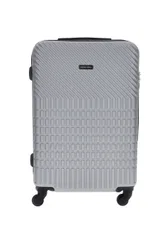 Trolley medio grigio rigido con 4 ruote PR169/M